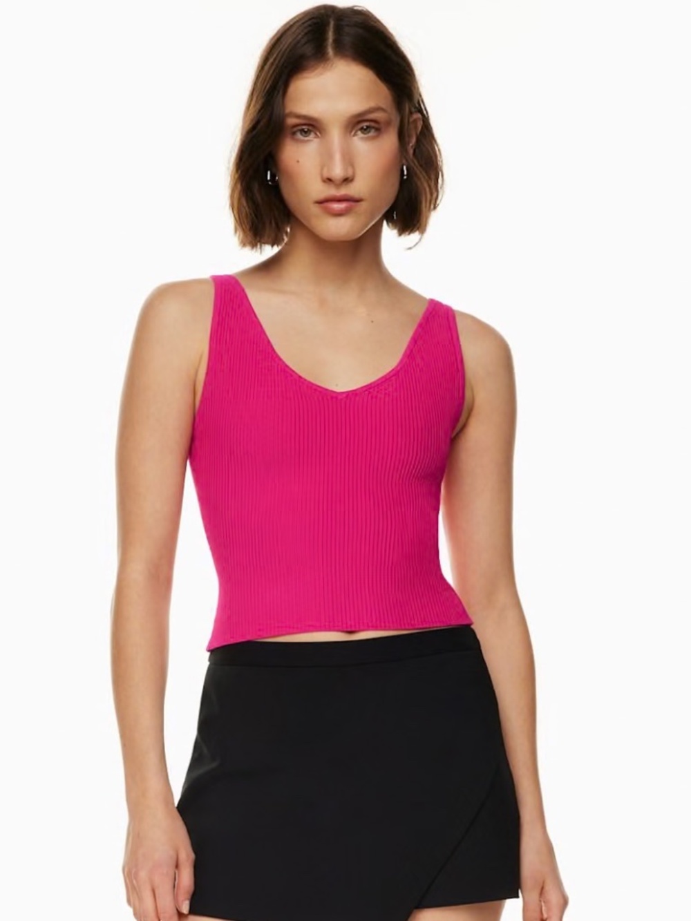 Aritzia | Balaton | L | Sculpt Knit Contour Tank